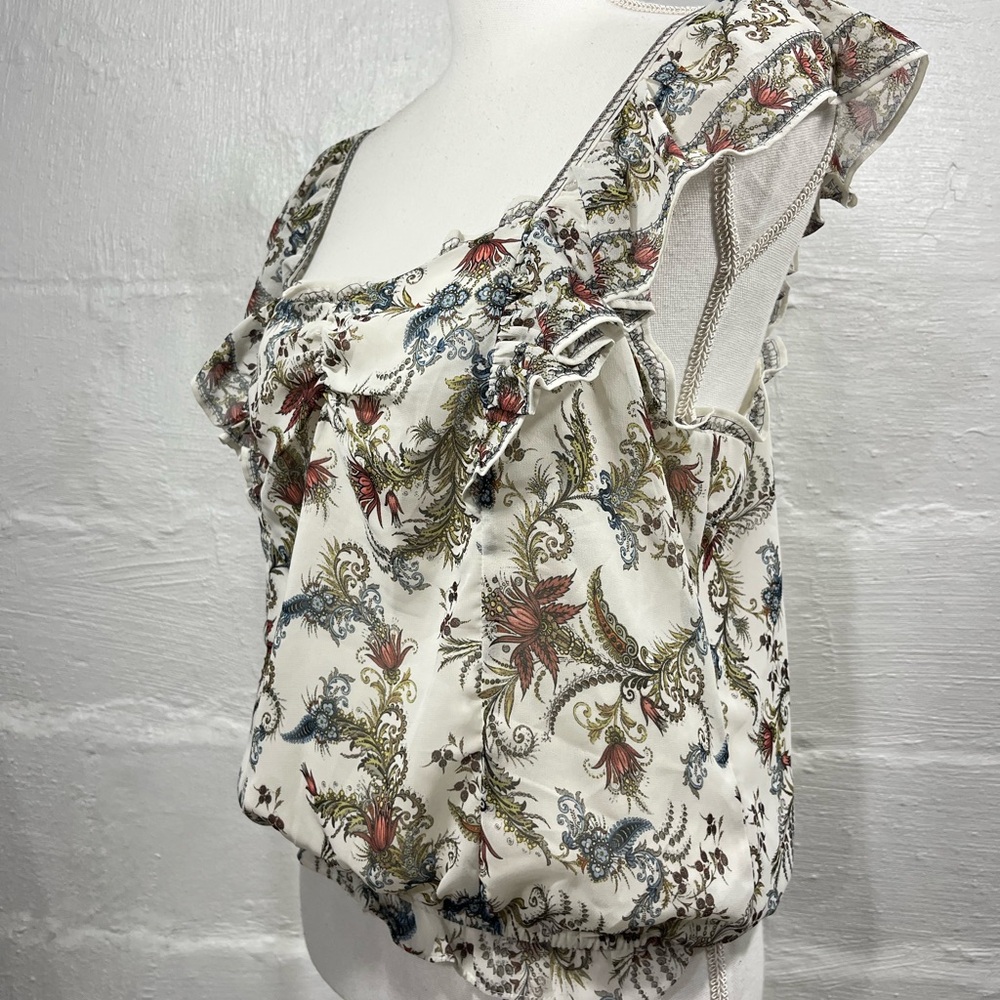 MAX STUDIO RUFFLE SLEEVE TOP NEW WITH TAG - Picture 14 of 16